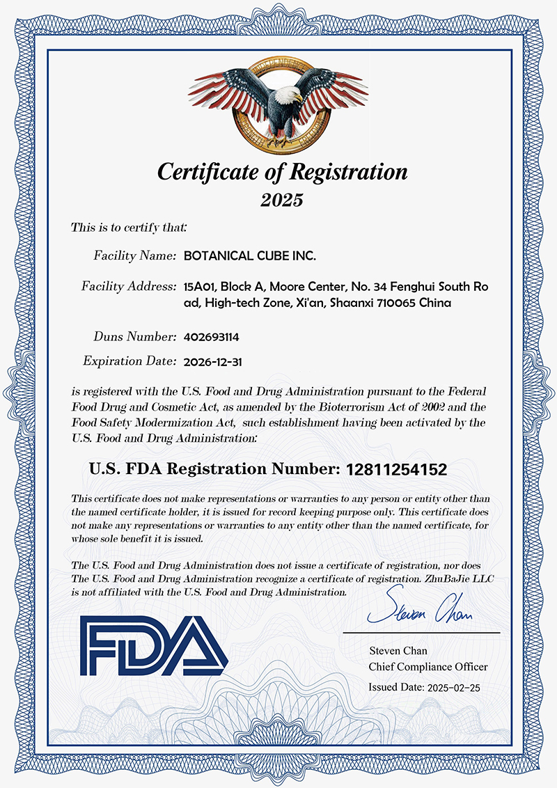 FDA Certification