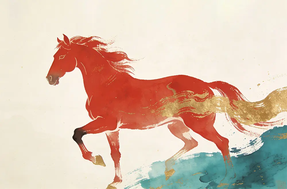 Greeting the Year of the Horse