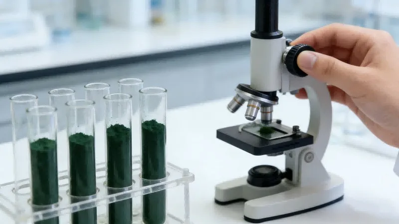 What kind of nutrients are present in spirulina powder