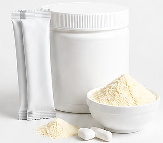 Omega-3 fatty acids powder for dietary supplements