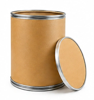 Fiber drum packaging for bulk 5-HTP powder