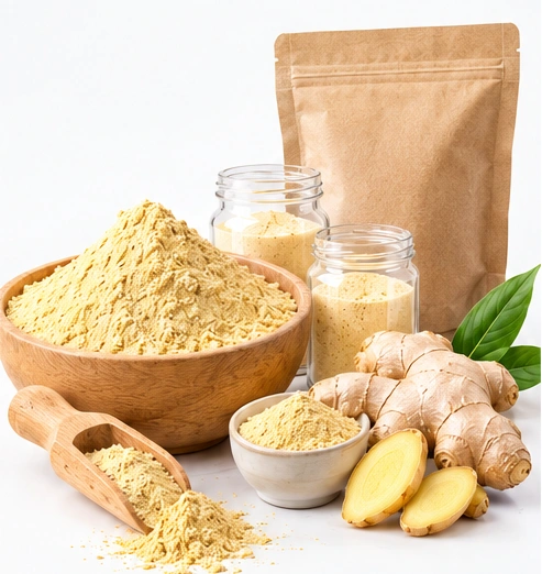 Ginger powder for ingredient manufacturing and private label