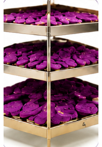 The slices are gently dried at controlled temperatures
